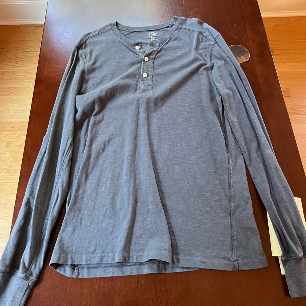 Men’s Jcrew Long Sleeve Henley